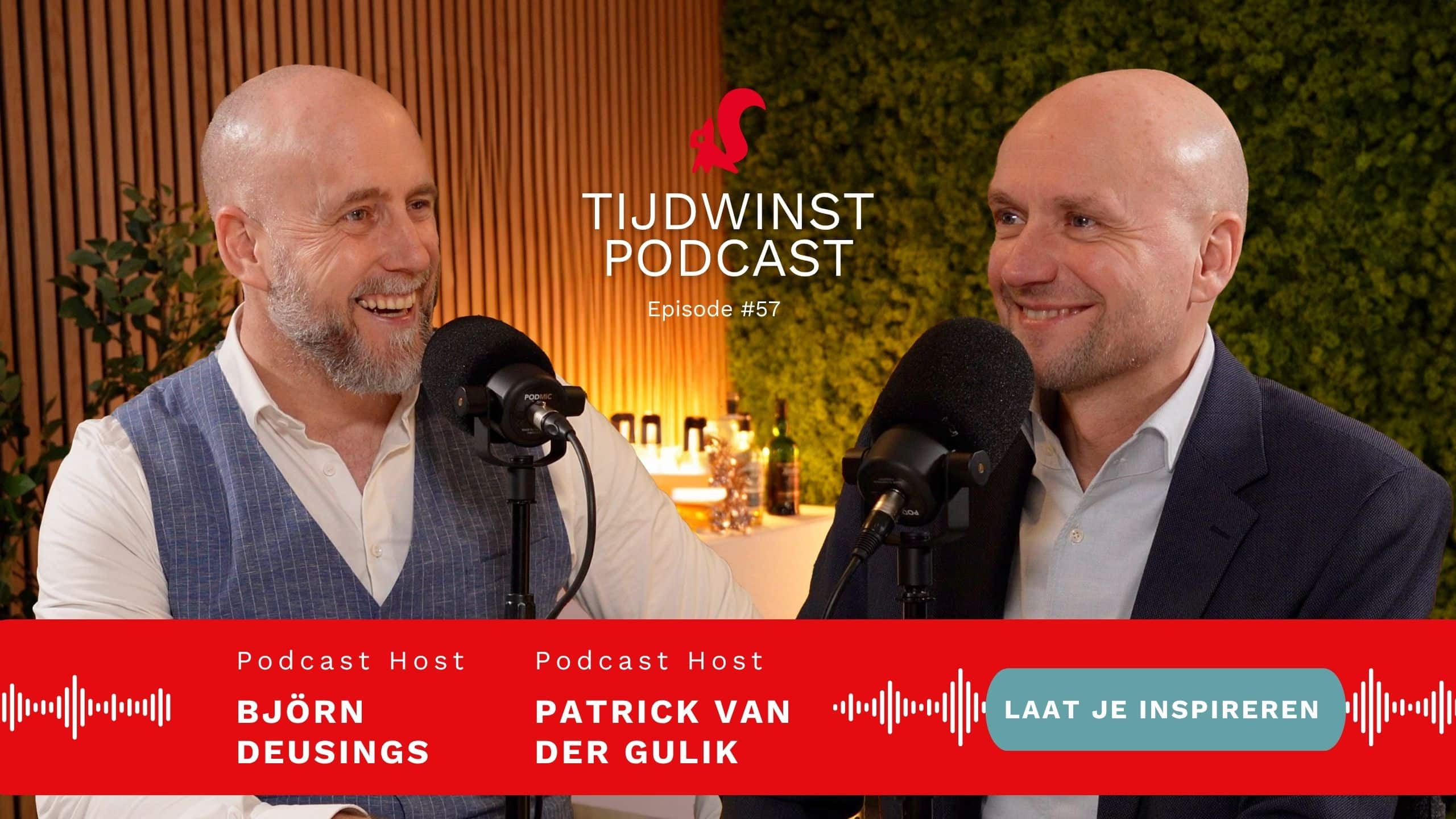 Björn en Patrick over de Wet van Patrick in aflevering 57 van de Tijdwinst Podcast