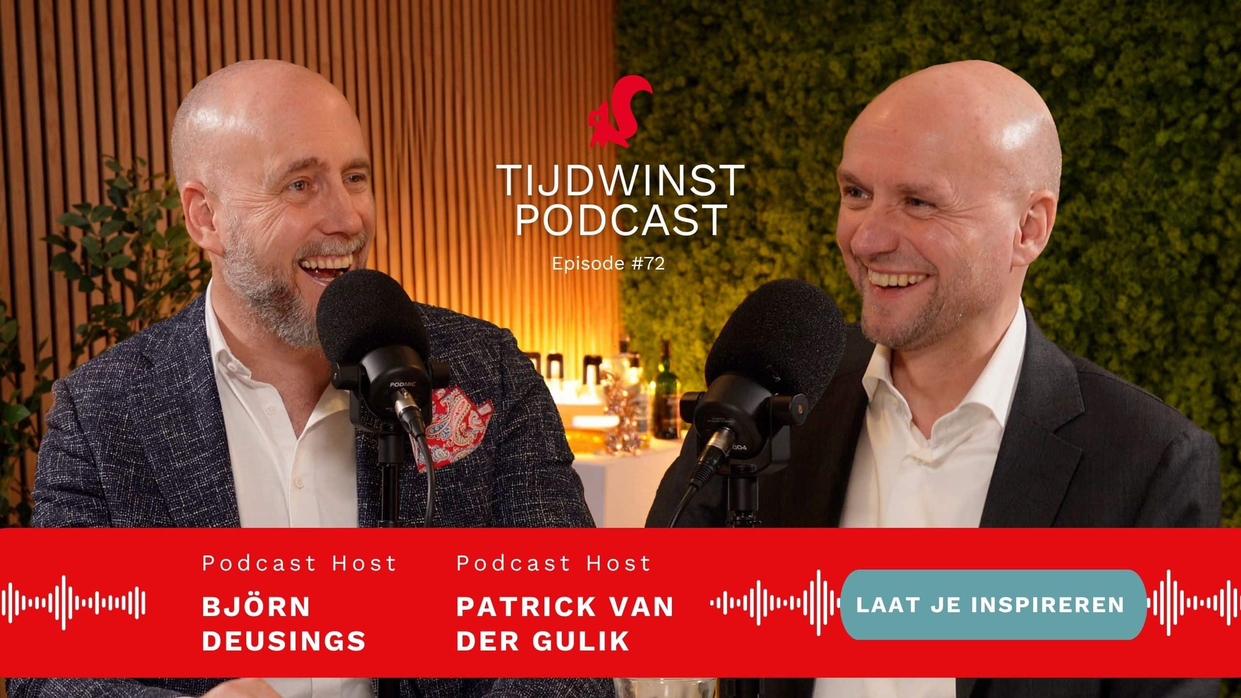 Björn en Patrick over loskomen van het werk in aflevering 72 van de Tijdwinst Podcast