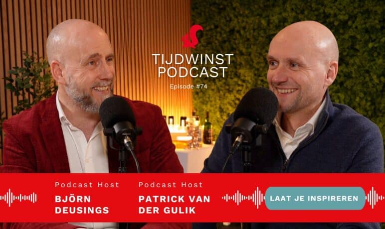 Björn en Patrick over zinloze taken in aflevering 74 van de Tijdwinst Podcast