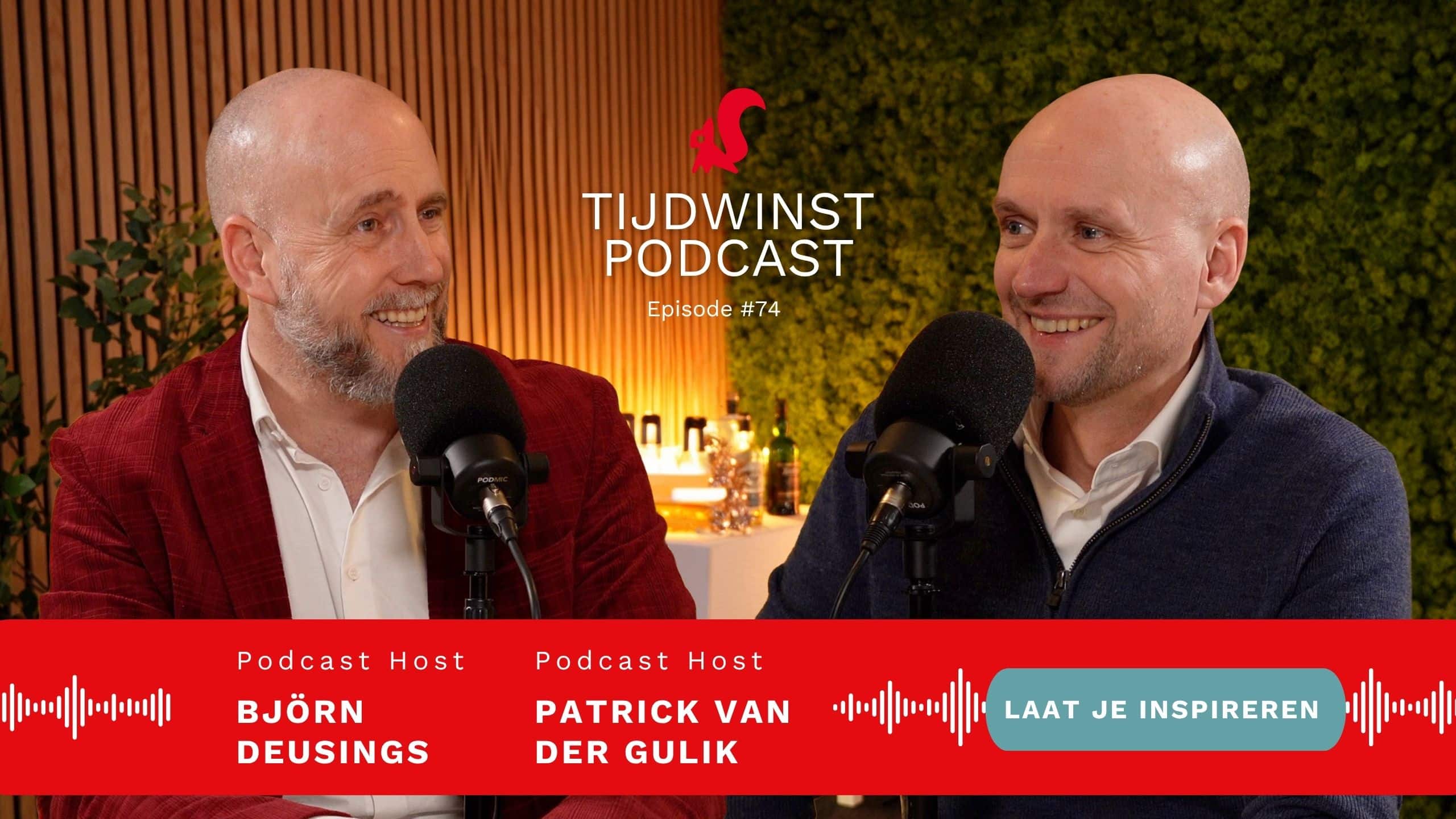 Björn en Patrick over zinloze taken in aflevering 74 van de Tijdwinst Podcast